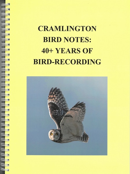 Cover of publication: Cramlington Bird Notes 40 years of recording