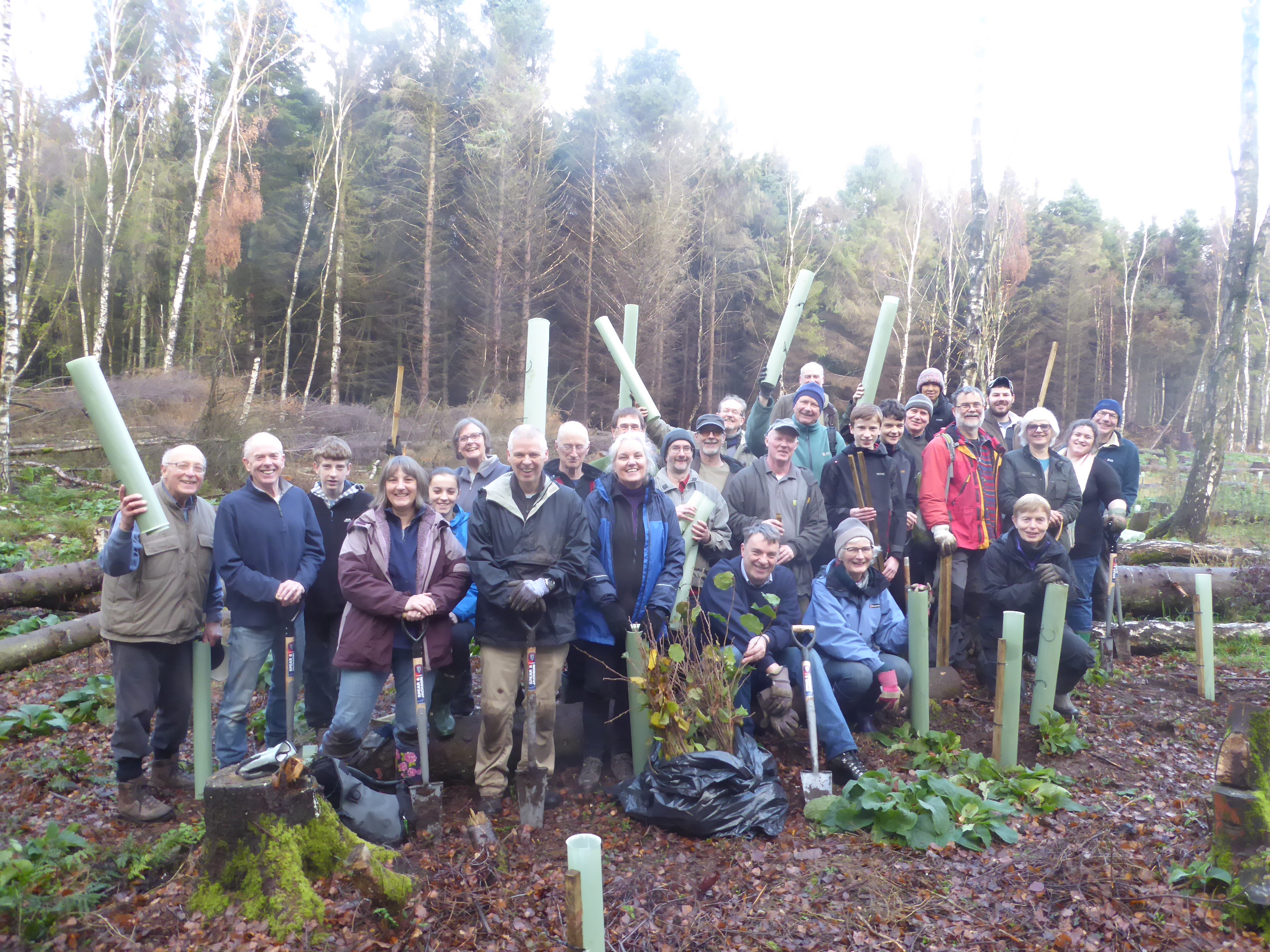 National Tree Planting Week at Gosforth Park Natural History Society