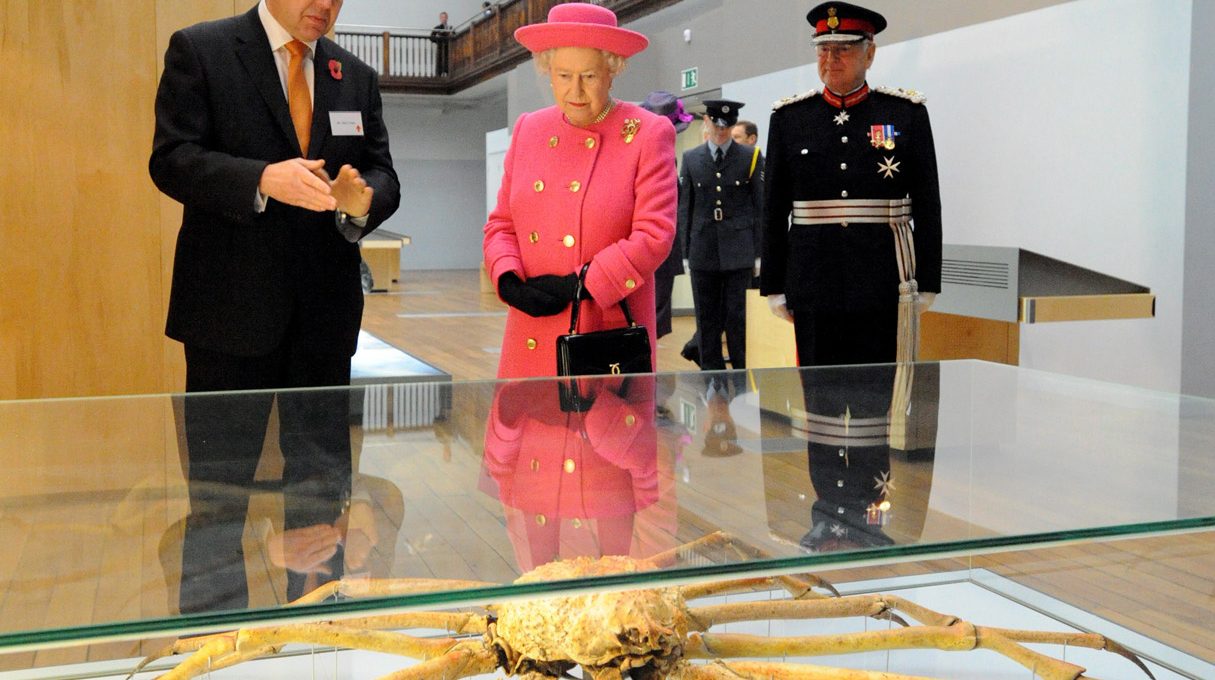 HRH Queen Elizabeth II touring the Great North Museum