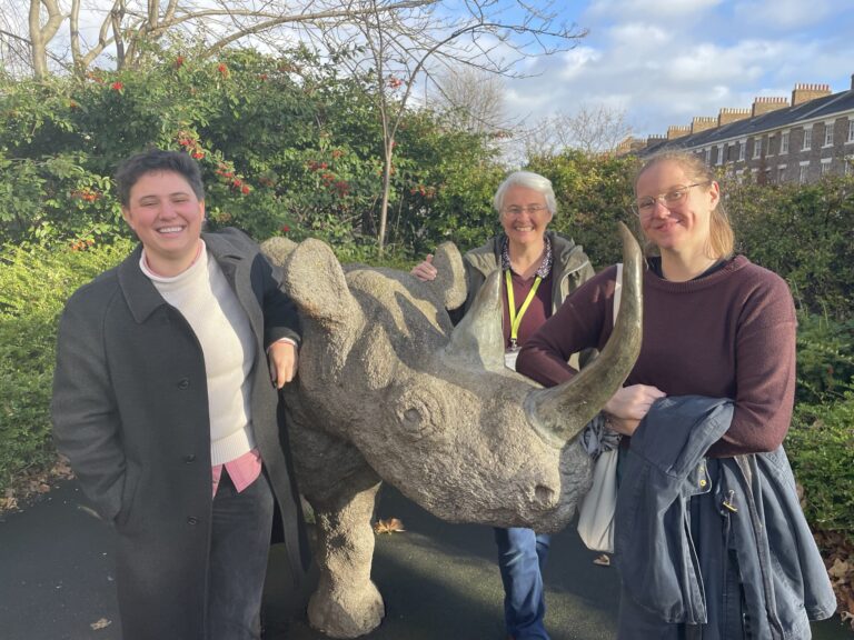 Project Archivist, Kate with NHSN Director, Clare Freeman and Trustee, Alexandra Healey.